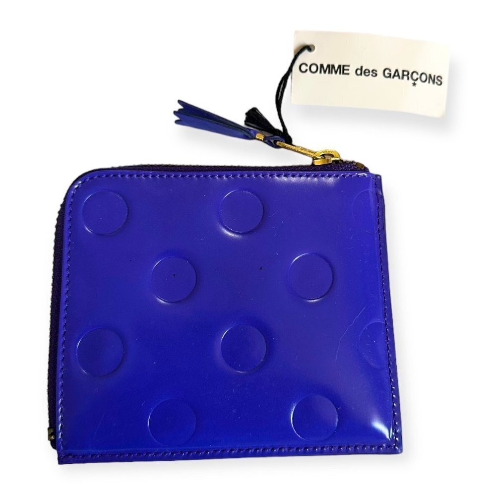 Comme des Garcons Blue and Purple Wallet